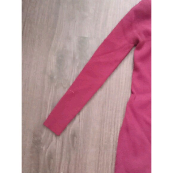 Capuffy Maroon Knot Ribbed Sweater Dress Womens Size Medium - Picture 4 of 6